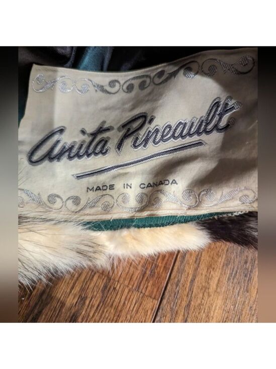 Vintage ultra rare atelier fur hat by  Designer Anita Pineault. main image 5